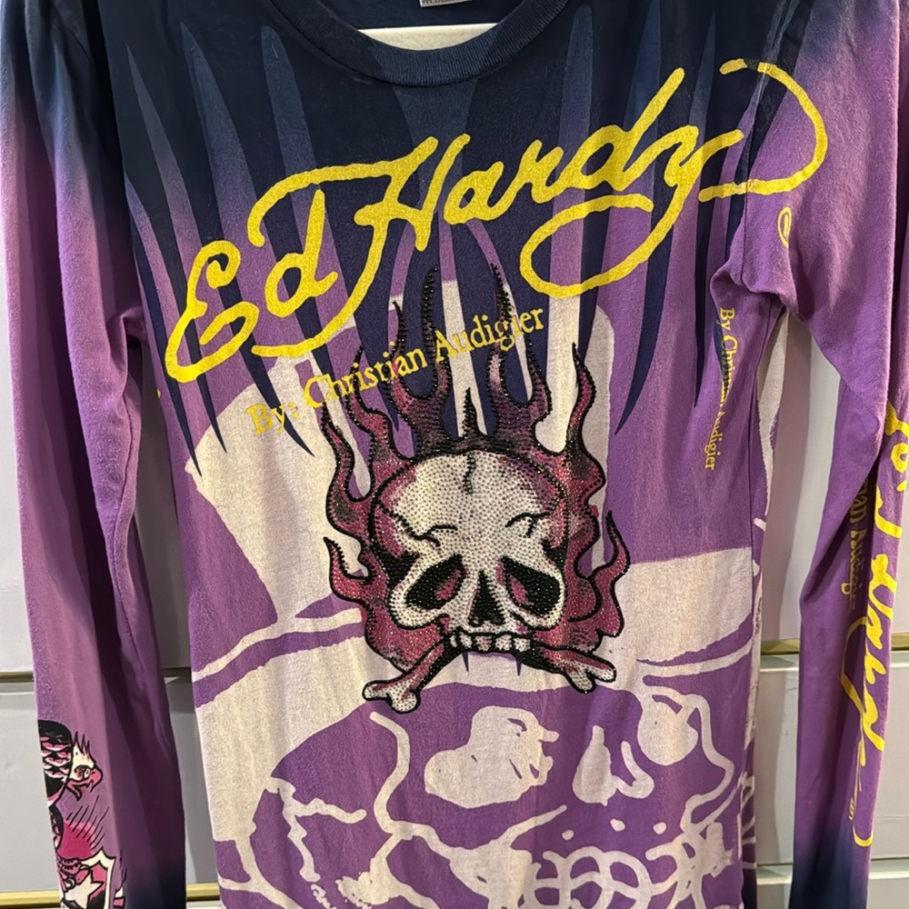 Ed Hardy long sleeve women’s shirt